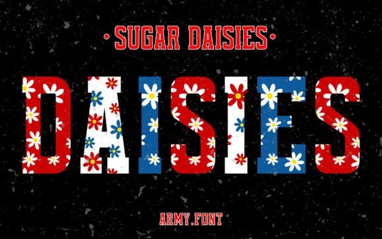 Sugar Daisies Font